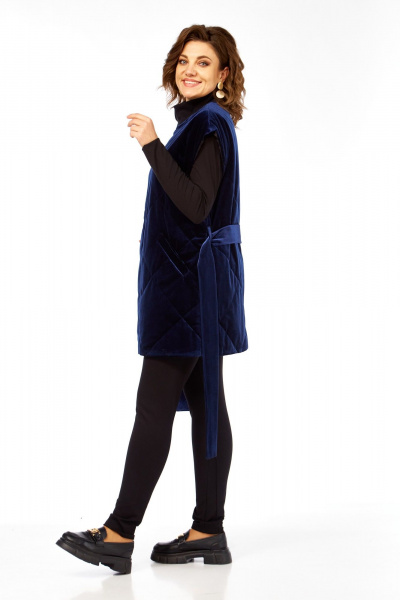 Жилет Avenue 0402 темно-синий - фото 2