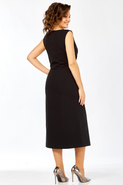 Платье LadyThreeStars 2580 черный - фото 7