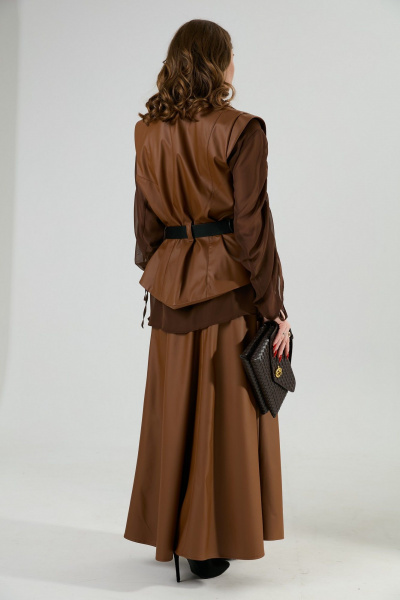 Жилет, ремень NikVa 1027-3 шоколад - фото 8