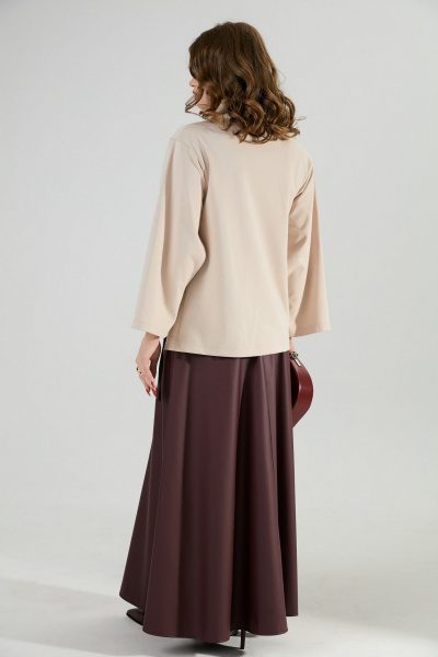 Юбка NikVa 813-21 бордо - фото 8