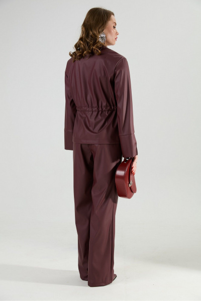 Жакет NikVa 918-10 бордо - фото 5