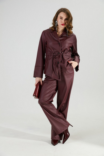 Жакет NikVa 918-10 бордо - фото 1