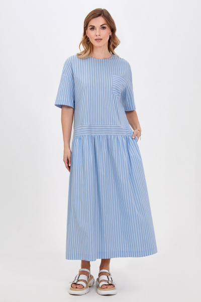 Платье Bazalini 5029 голубой - фото 3