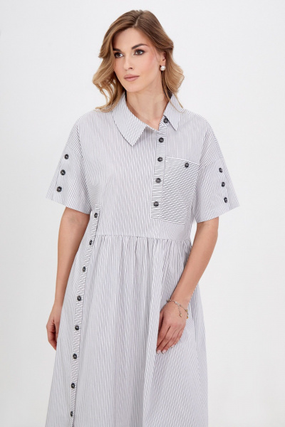 Платье Bazalini 5026  белый - фото 2