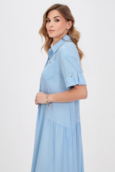 Платье Bazalini 5030 голубой - фото 2