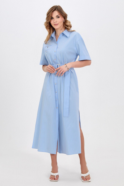 Платье Bazalini 5033 голубой - фото 1