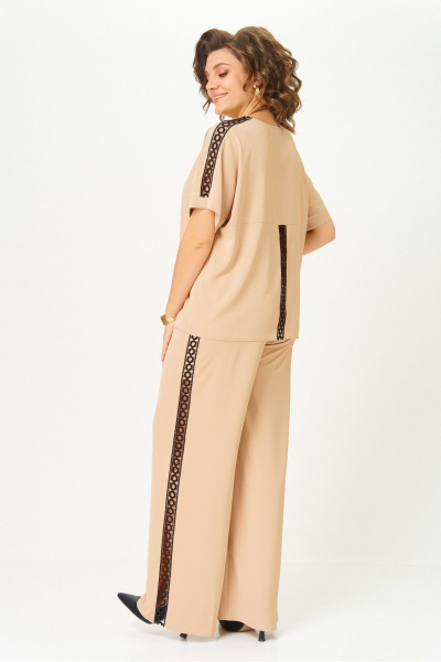 Блуза, брюки Rumoda 2124 бежевый - фото 12