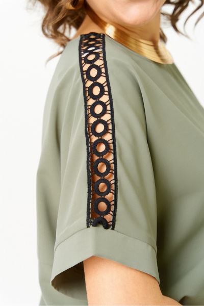 Блуза, брюки Rumoda 2124 зеленый - фото 8