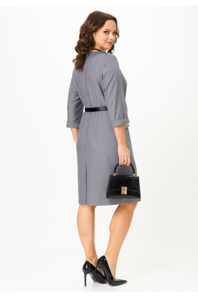 Платье Твой имидж 2328 серый_в_полоску - фото 2