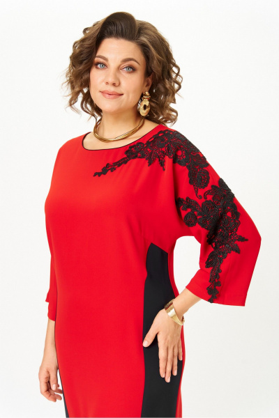 Платье Rumoda 2279 красный - фото 7