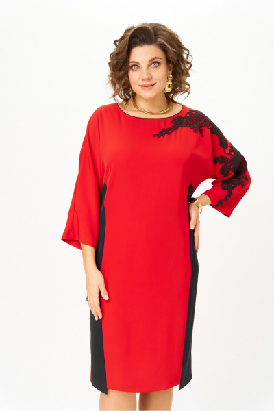 Платье Rumoda 2279 красный - фото 6