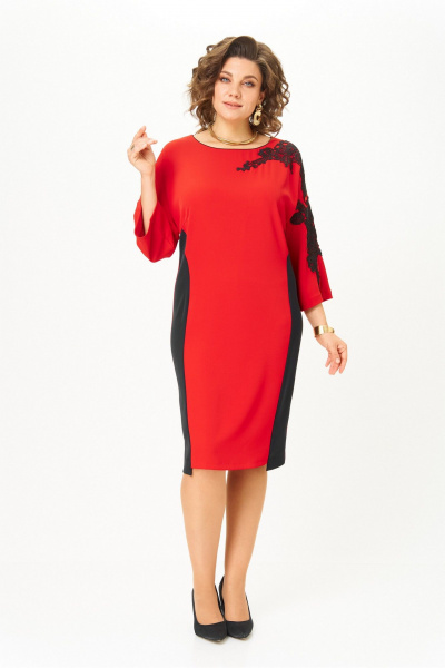 Платье Rumoda 2279 красный - фото 4