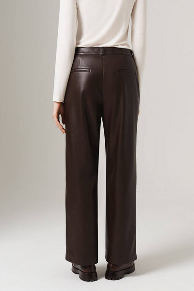 Брюки Nelva 31117 шоколаденый - фото 3