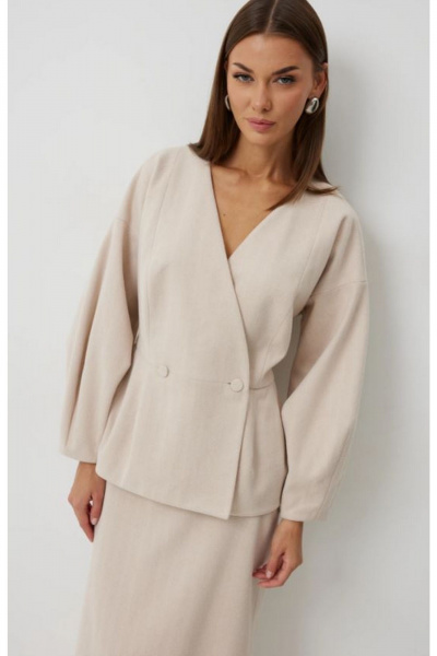 Жакет, юбка V&N Fashion 1050 беж - фото 6