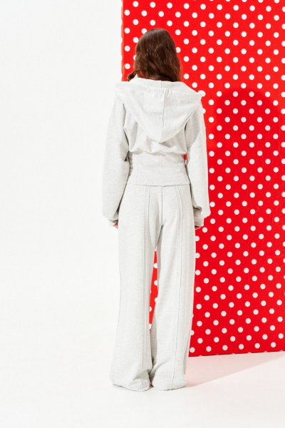 Брюки ELLETTO LIFE 2376 серый - фото 6