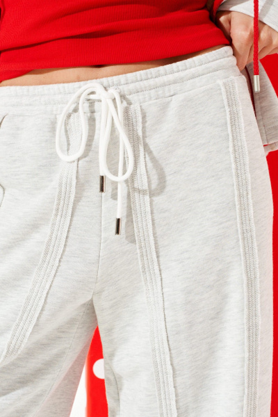 Брюки ELLETTO LIFE 2376 серый - фото 4