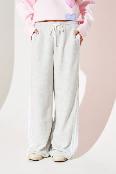 Брюки ELLETTO LIFE 2382 серый - фото 3