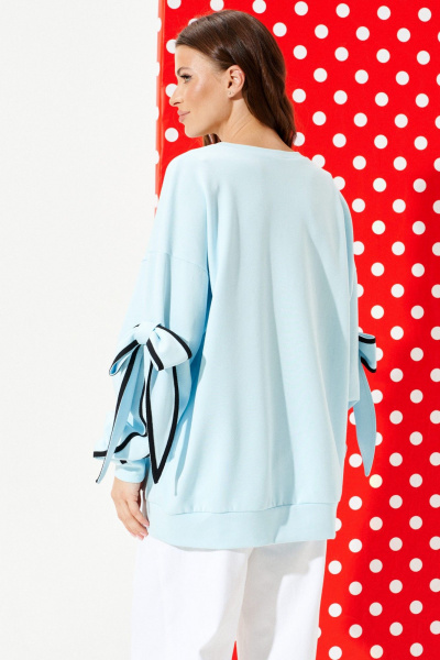 Свитшот ELLETTO LIFE 3950 голубой - фото 7