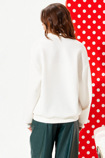 Бомбер ELLETTO LIFE 3953 молочный - фото 6