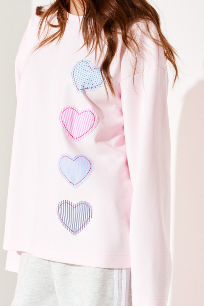 Джемпер ELLETTO LIFE 3970 розовый - фото 5