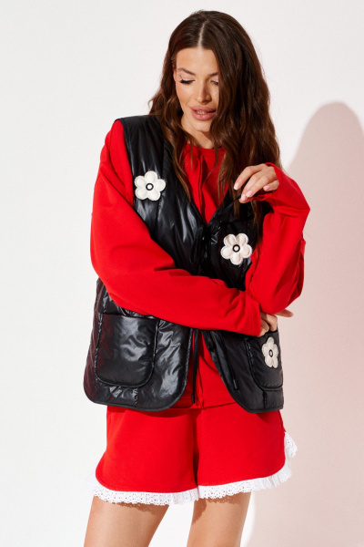 Жилет ELLETTO LIFE 3977 черный - фото 4