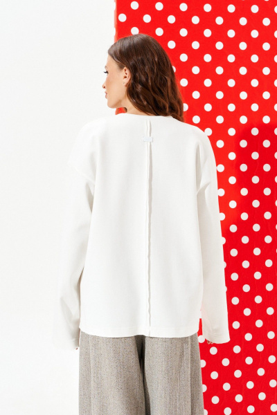 Джемпер ELLETTO LIFE 3966 молочный - фото 6