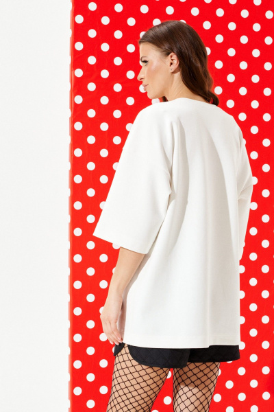 Джемпер ELLETTO LIFE 3971 молочный - фото 4