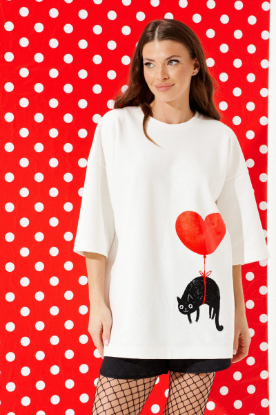 Джемпер ELLETTO LIFE 3971 молочный - фото 2