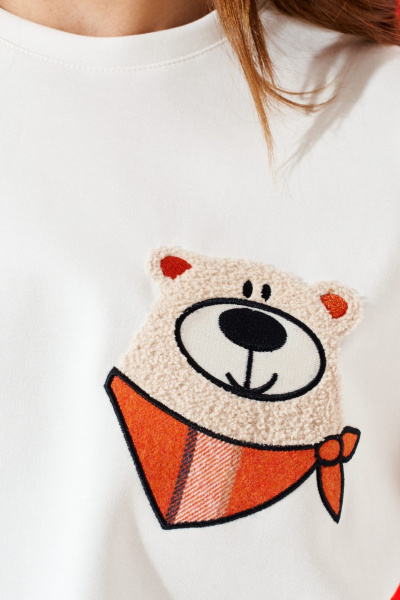 Джемпер ELLETTO LIFE 3974 молочный - фото 6