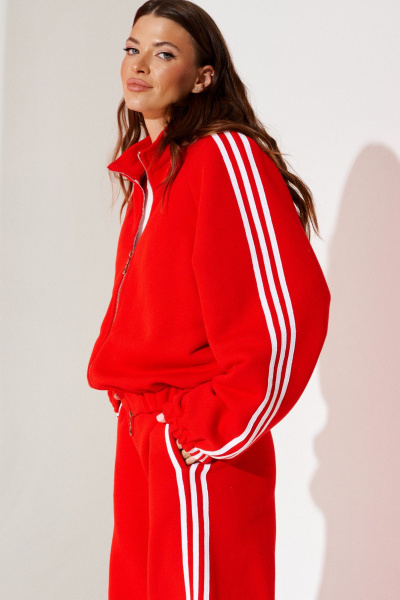 Бомбер ELLETTO LIFE 3961 красный - фото 6