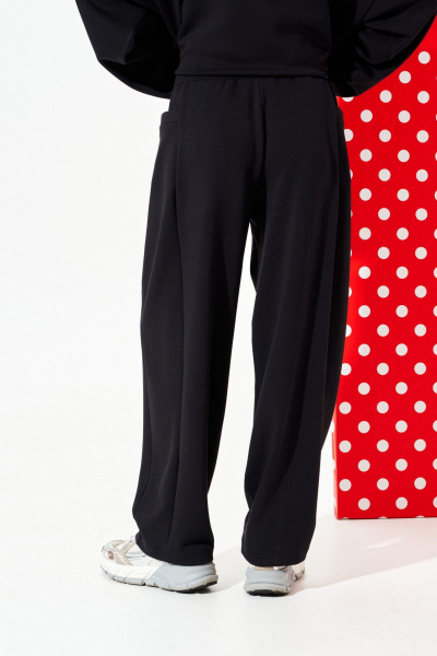 Брюки, свитшот ELLETTO LIFE 5331 молочно-черный - фото 14