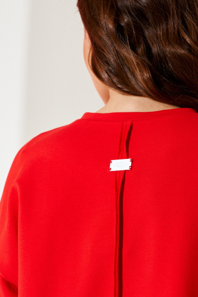 Джемпер, шорты ELLETTO LIFE 5330 красный - фото 9