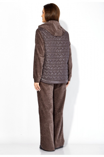 Брюки, куртка TAiER 1416 шоколад - фото 6