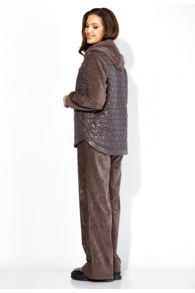 Брюки, куртка TAiER 1416 шоколад - фото 3