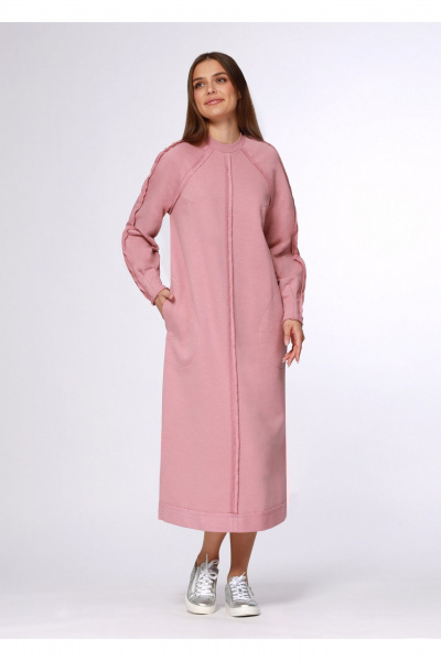 Платье Полинушка 633Ф пудровый - фото 1