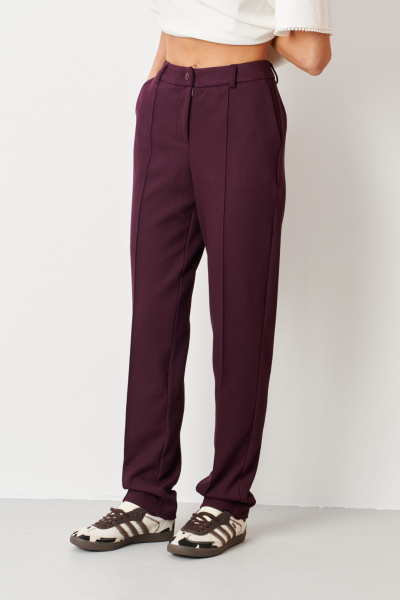 Брюки Панда 107960 бордовый - фото 2