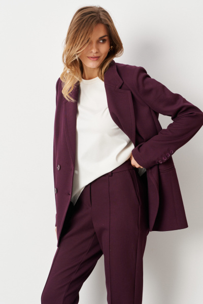 Жакет Панда 108030 бордовый - фото 5