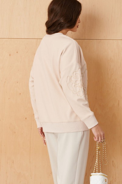 Джемпер Панда 108340 светло-бежевый - фото 8