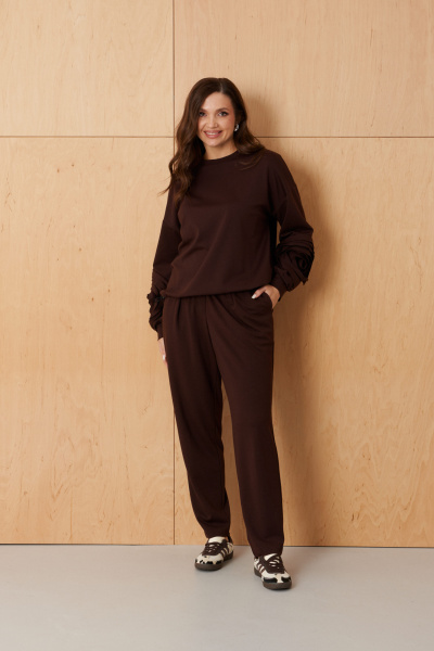 Брюки Панда 14263 шоколад - фото 2