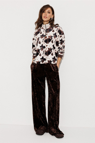 Брюки, джемпер Butеr 3247 коричневый - фото 3