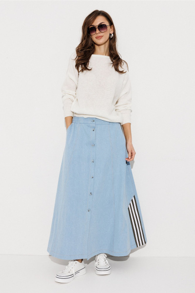 Юбка Butеr 3254 голубой - фото 1