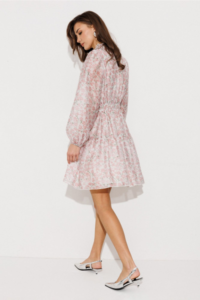 Платье Butеr 3255 розовый_принт - фото 5