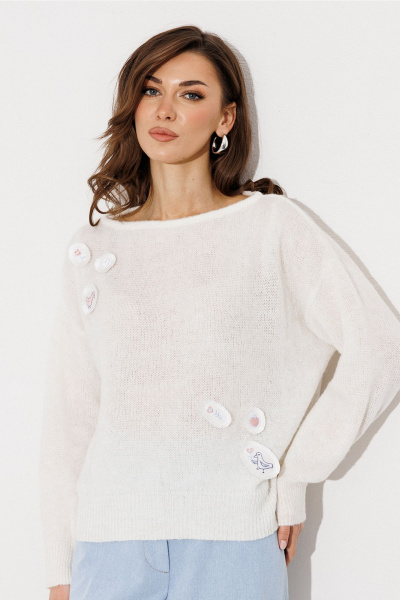 Джемпер Butеr 3259 молочный - фото 2