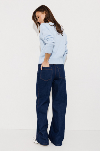 Брюки Butеr 3266 темно-синий - фото 4