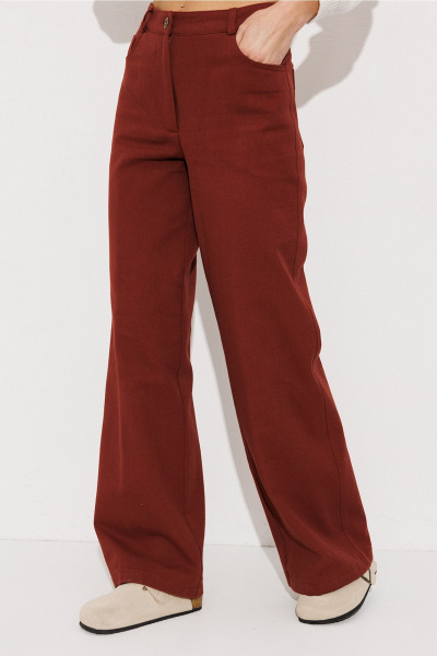Брюки Butеr 3266 терракотовый - фото 1