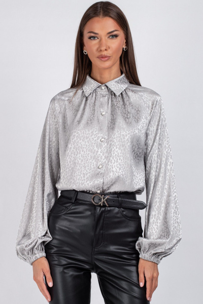 Блуза VIZAVI 742 серый - фото 9