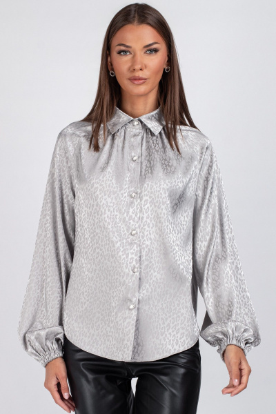 Блуза VIZAVI 742 серый - фото 8