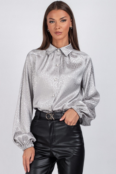 Блуза VIZAVI 742 серый - фото 2