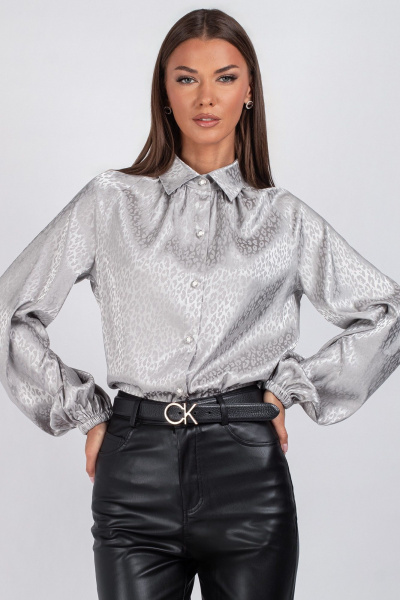 Блуза VIZAVI 742 серый - фото 1