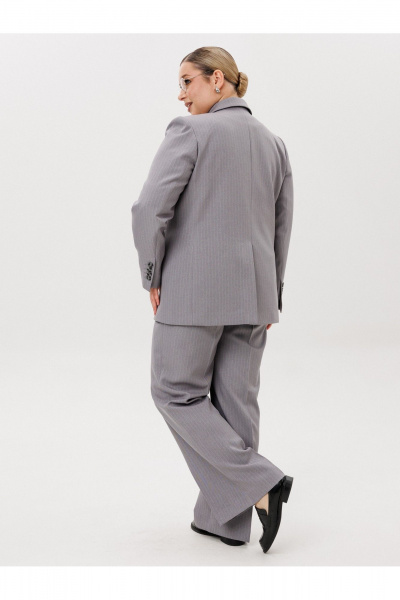 Брюки, жакет AVA fashion М-170 серый - фото 12
